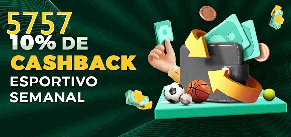 10% de bônus de cashback na 5757