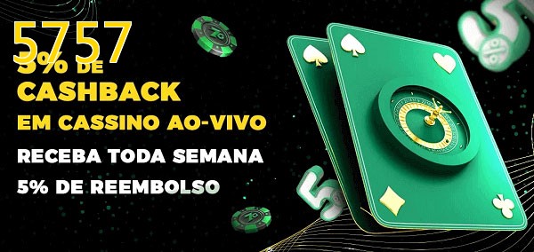 Promoções do cassino ao Vivo 5757